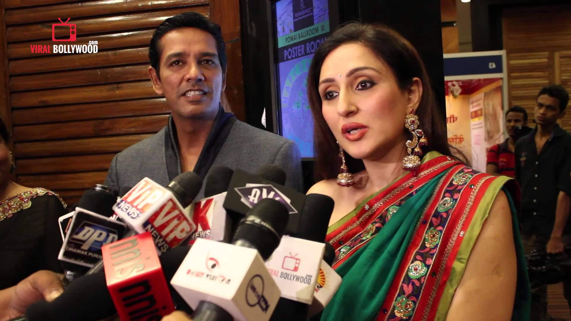 Juhi Babbar And Anoop Soni  In Press Conference