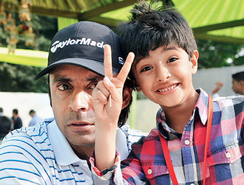 Jyoti Randhawa With His Son