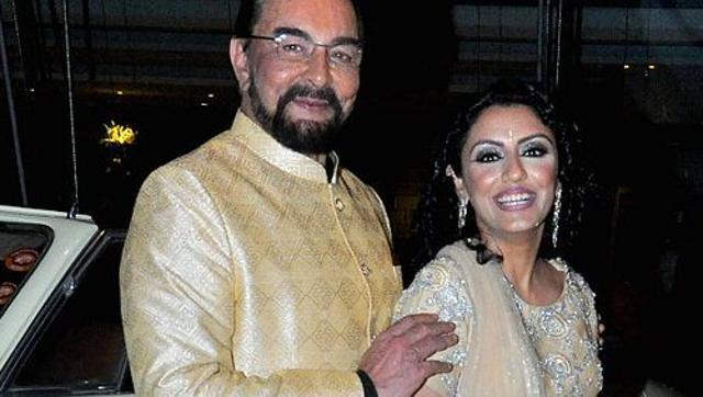 Kabir Bedi With His Wife