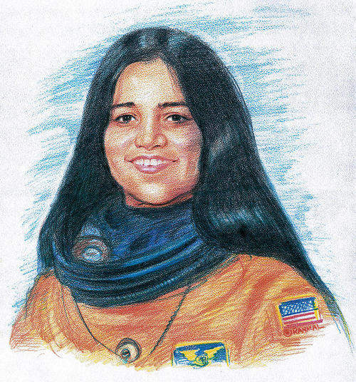Drawing Of Kalpana Chawla