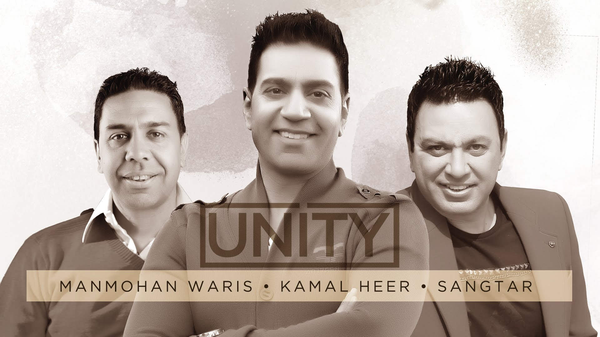 Black And White Pic Of Kamal Heer And His Brother