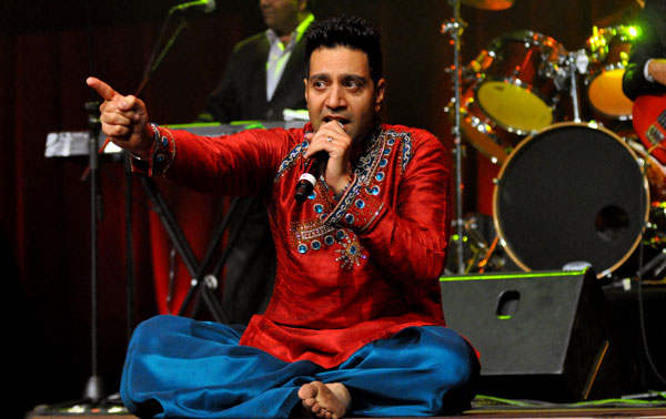 Kamal Heer Wearing Red Kurta