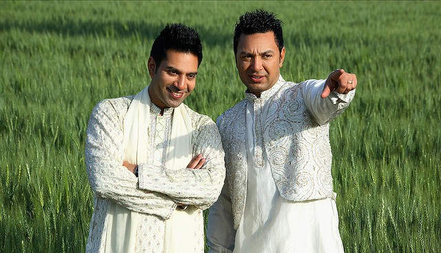 Kamal Heer With His Brother Manmohan Waris