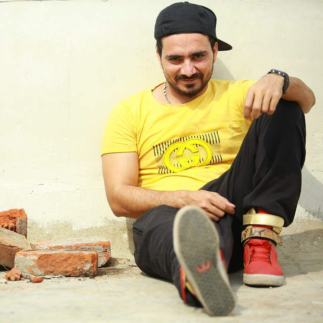 Singer Kamal Khaira In Yellow Tshirt