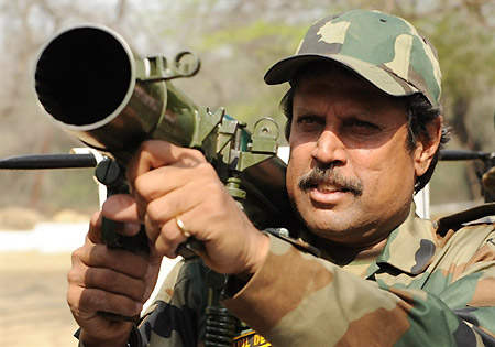 Kapil Dev In Army Look