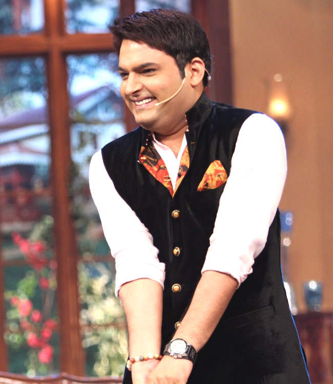 Comedian Kapil Sharma  Looking Excited