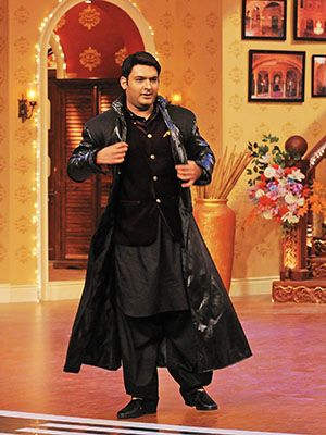 Kapil Sharma In Long Black Coat
