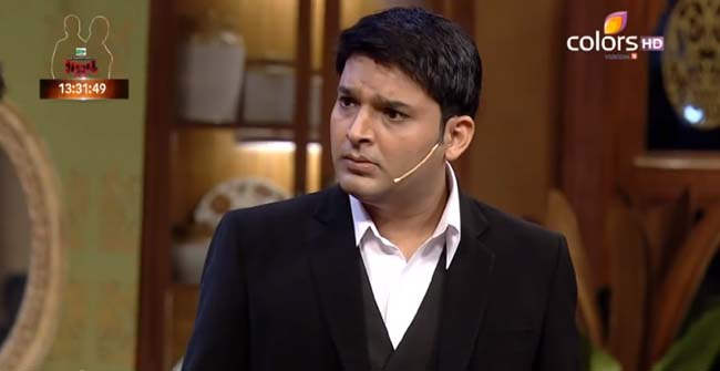 Kapil Sharma On The Set Of Comedy Night