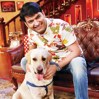 Kapil Sharma With Dog