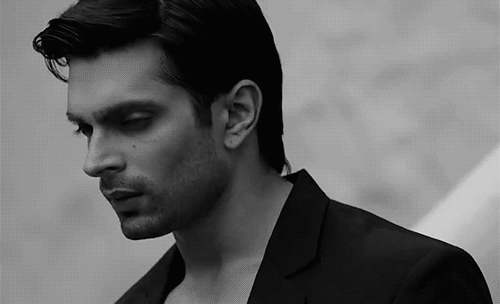 Black And White Pic Of Karan Grover