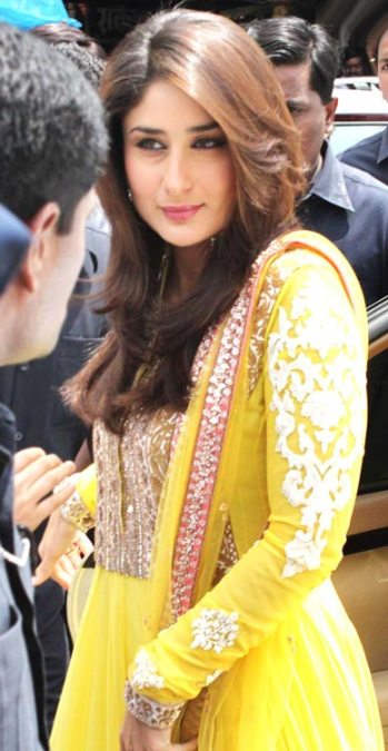 Kareena Kapoor Looking Lovely In Yellow Suit