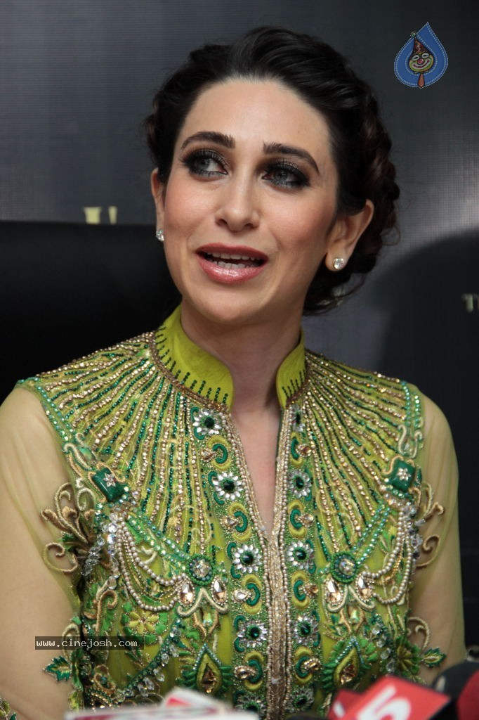 Karisma Kapoor In Green Dress