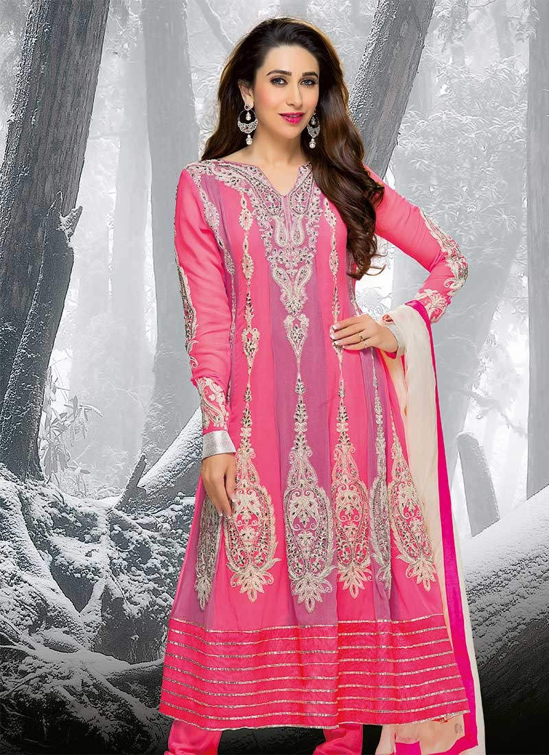 Karisma Kapoor In Pink Dress