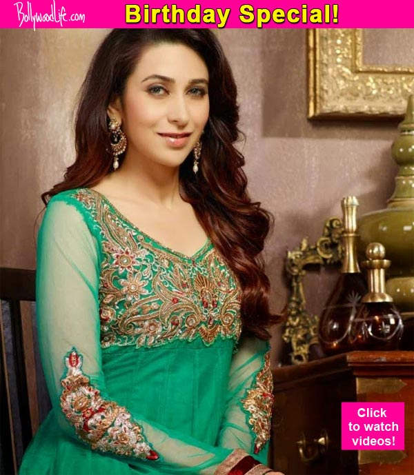 Karisma Kapoor Wearing Green Dress