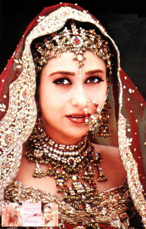 Karisma Kapoor Wearing Wedding Dress