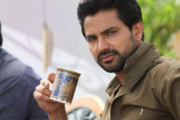Actor Kartar Cheema Drinking Tea