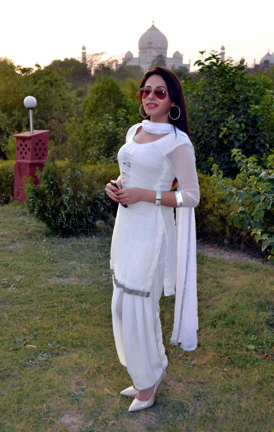 Keeya Khanna Wearing White Suit