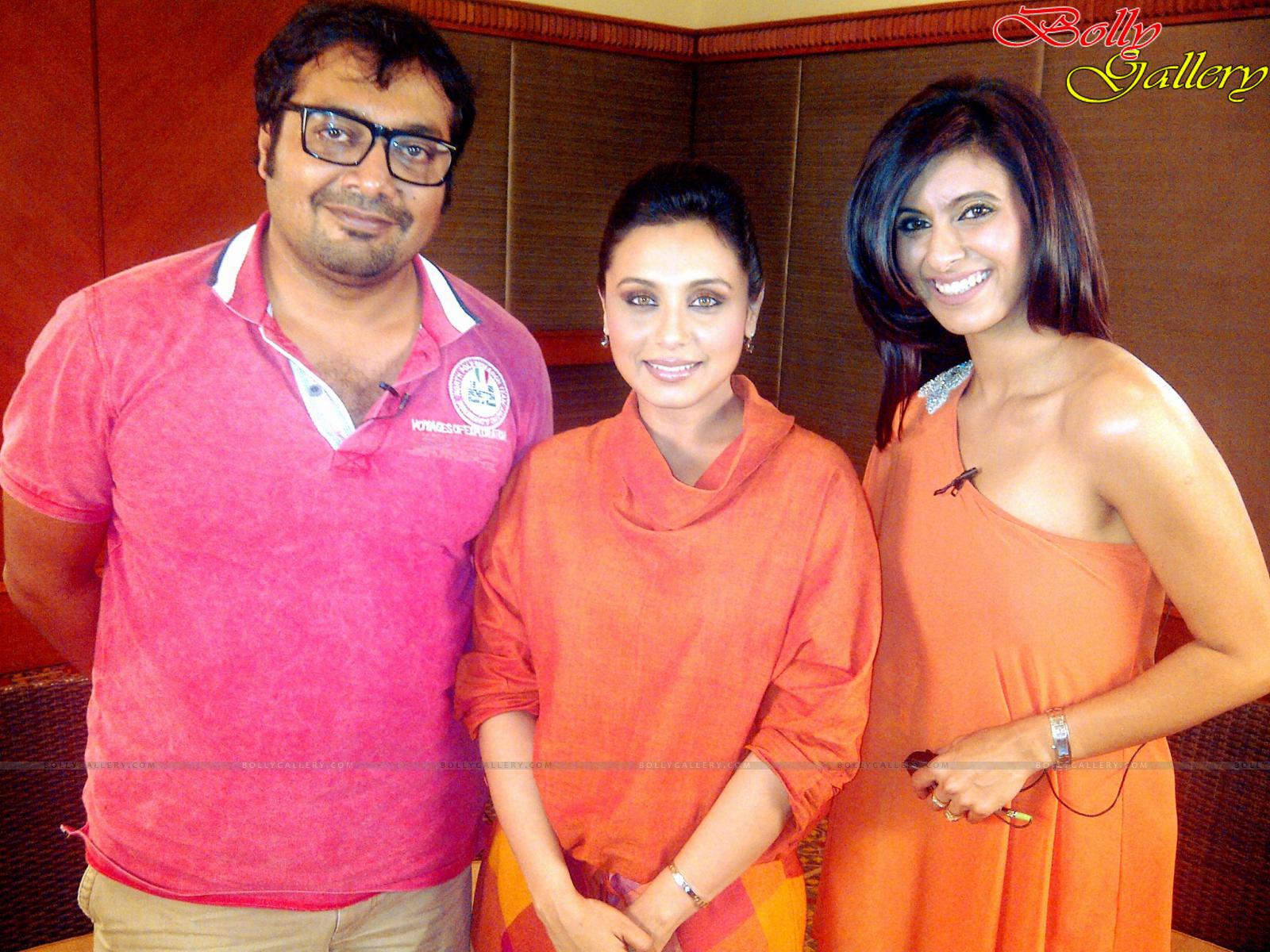 Khushboo Grewal With Rani Mukherjee And Anurag Kashyap