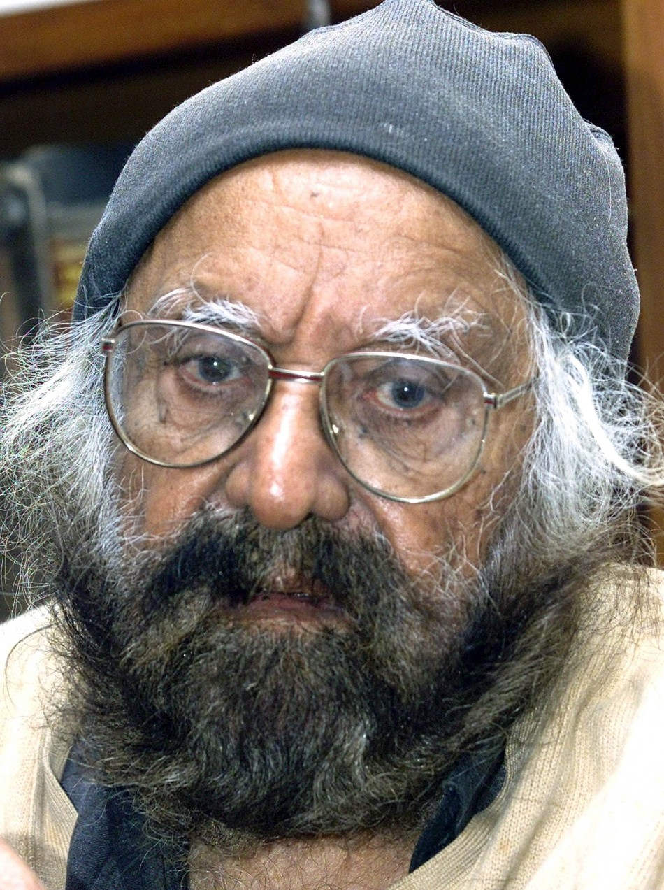 Close Up Face Pic Of Khushwant Singh