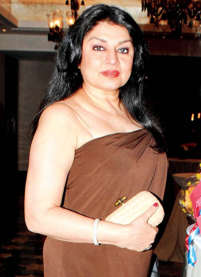 Kiran Juneja In Brown Dress