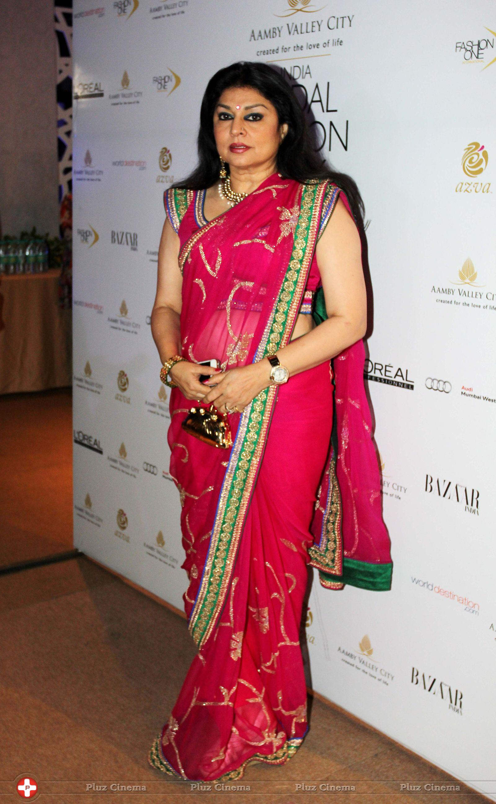 Kiran Juneja Looking Nice In Red Saree