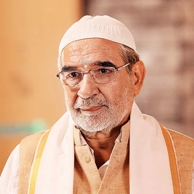 Kulbhushan Kharbanda In White Cap