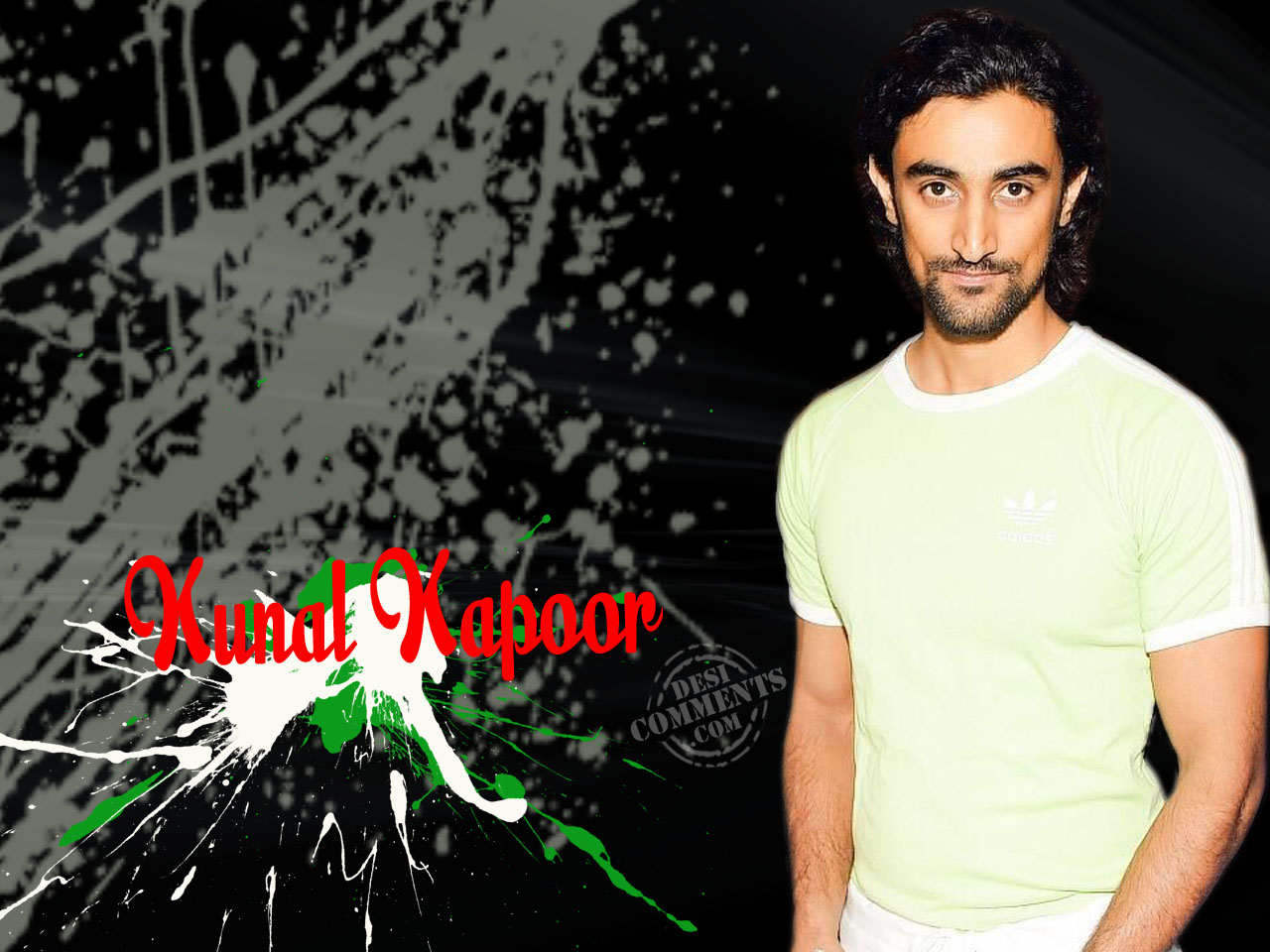 Kunal Kapoor In Green Tshirt