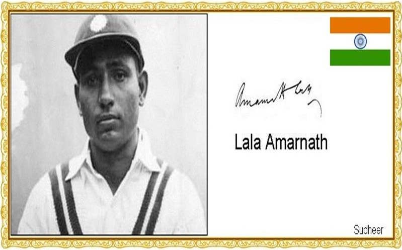 Cricketer Lala Amarnath