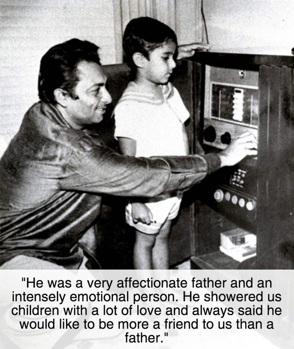 Madan Mohan With Son
