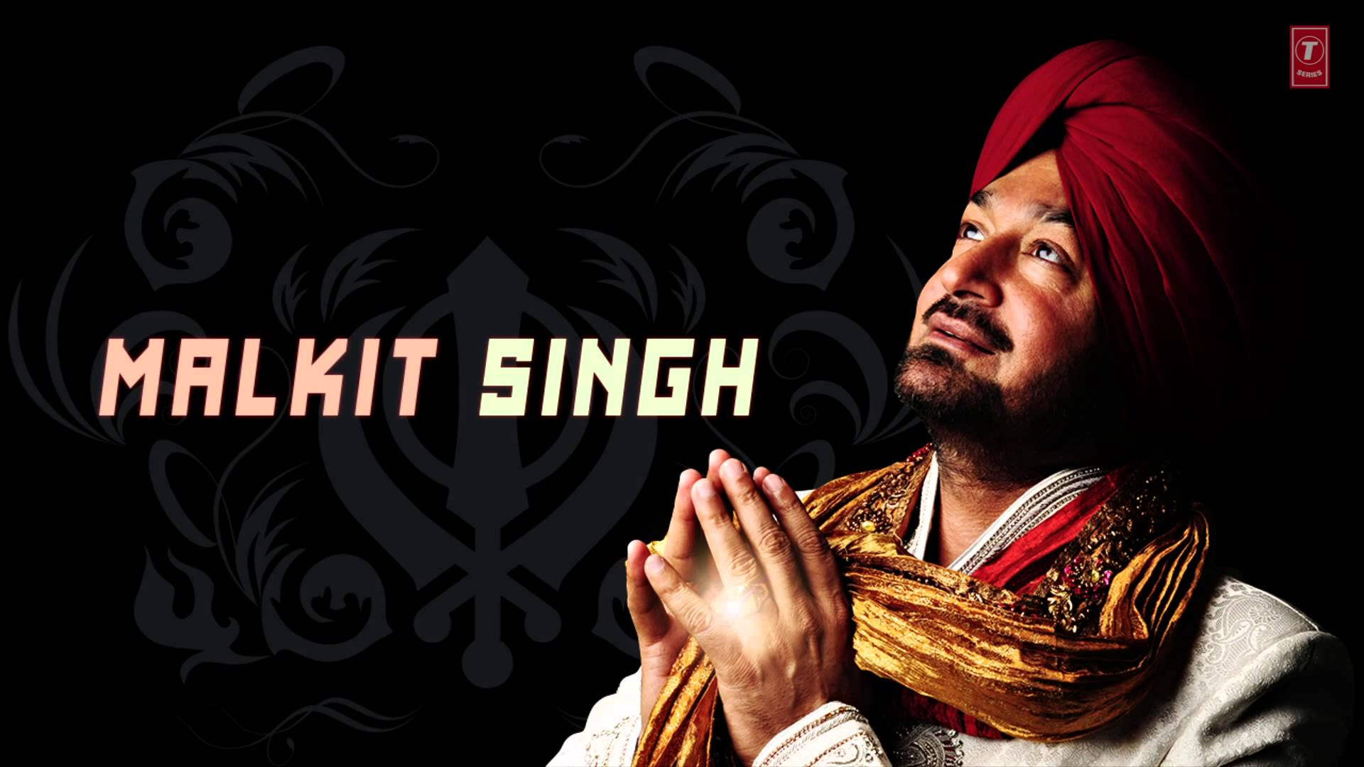 Singer Malkit Singh Linking His Hand