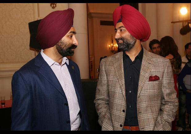 Malvinder Mohan Singh And Shivinder Singh In Red Turban