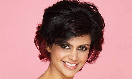 Mandira Bedi Stunning Hair Style