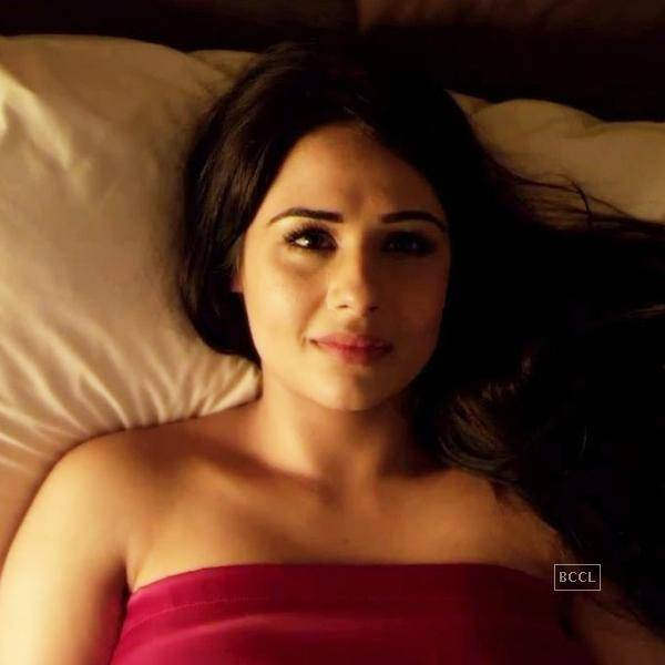 Mandy Takhar Laying On Bed