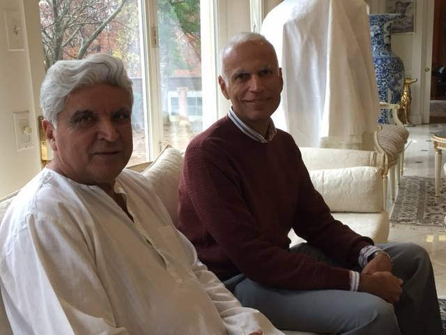 Manil Suri With Javed Akhtar
