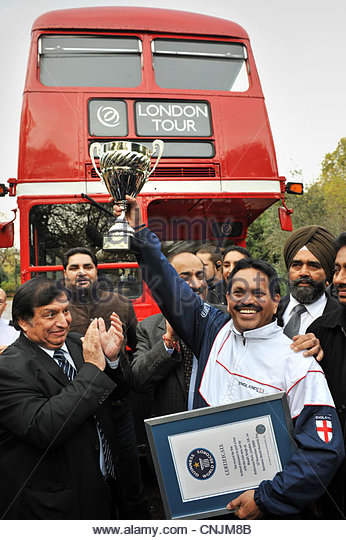 Manjit Singh With Trophy