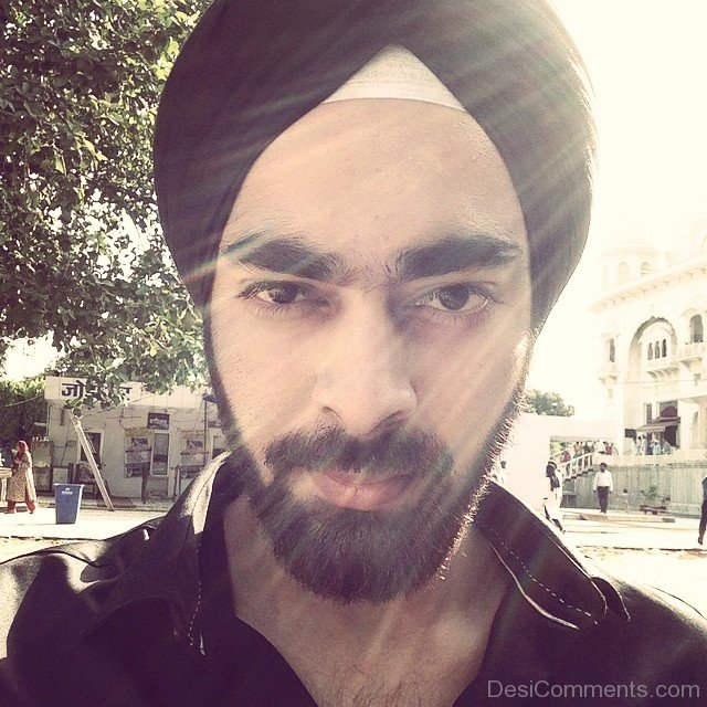 Manjot Singh In Black Turban