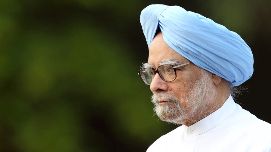 Closeup Of Manmohan Singh