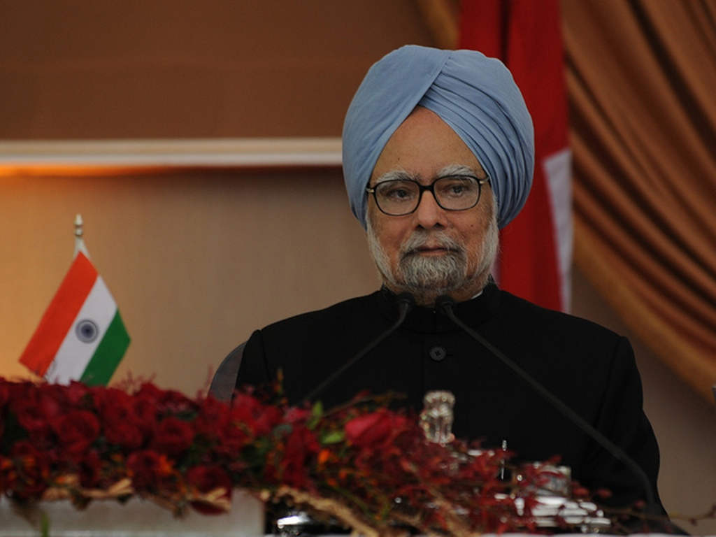Dr Manmohan Singh During Speech