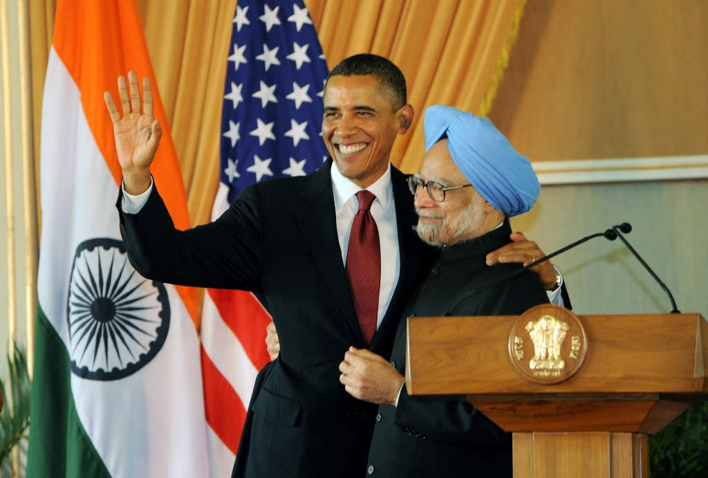 Dr Manmohan Singh With Obama