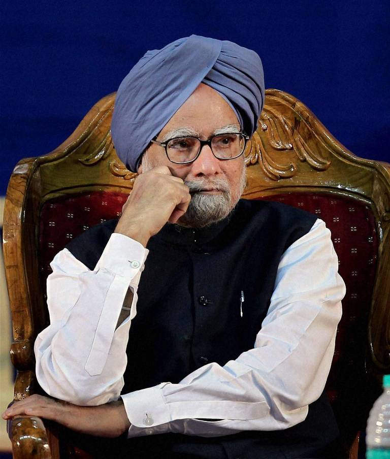 Manmohan Singh Sitting On Chair