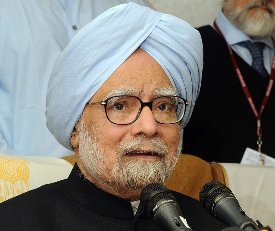 Prime Minister Manmohan Singh  On Mic