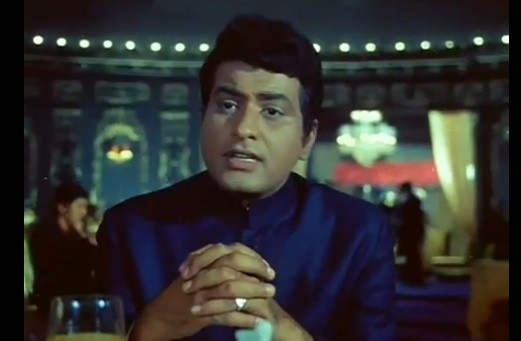 Manoj Kumar During Shoot