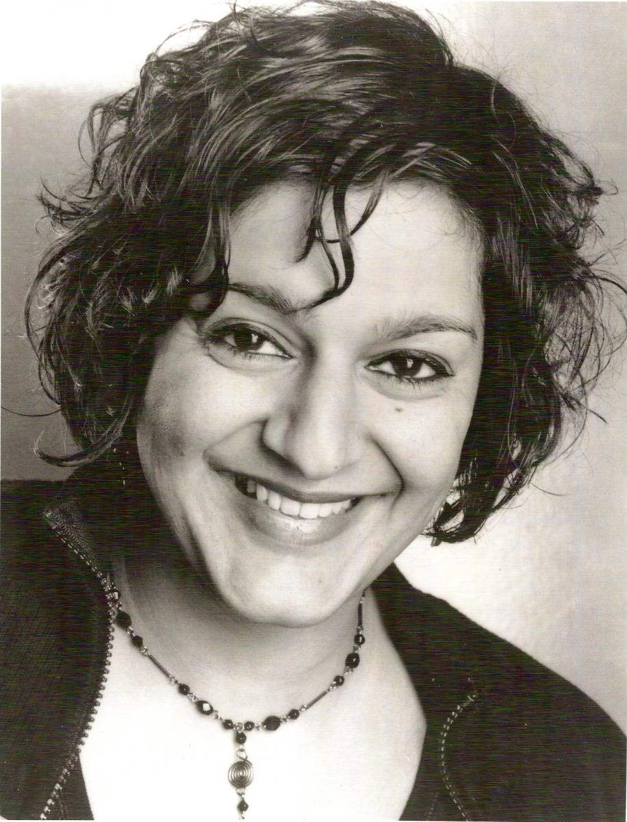 Black And White Pic Of Meera Syal