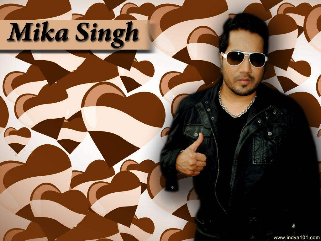 Mika Singh In Black Jacket