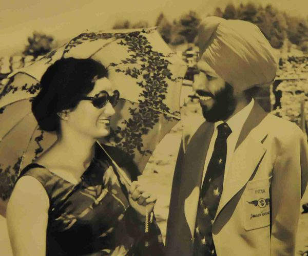 Milkha Singh With Wife Nirmal Kaur