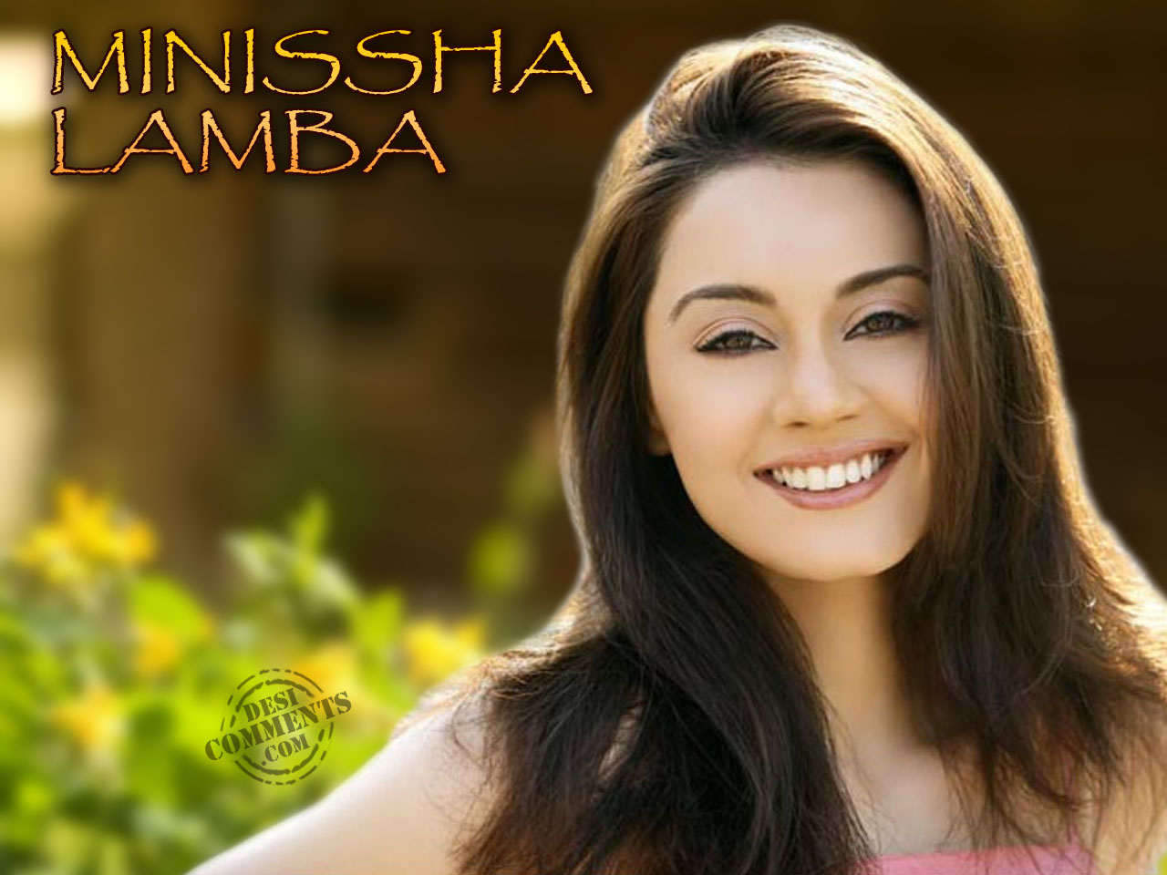 Minissha Lamba Actress Smiling Face