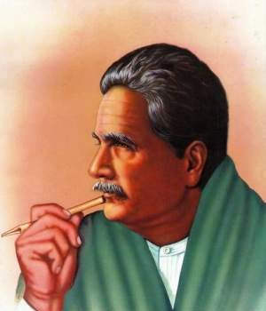 Drawing Of Mohammed Iqbal