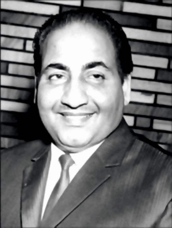 Mohammed Rafi Black And White Pic