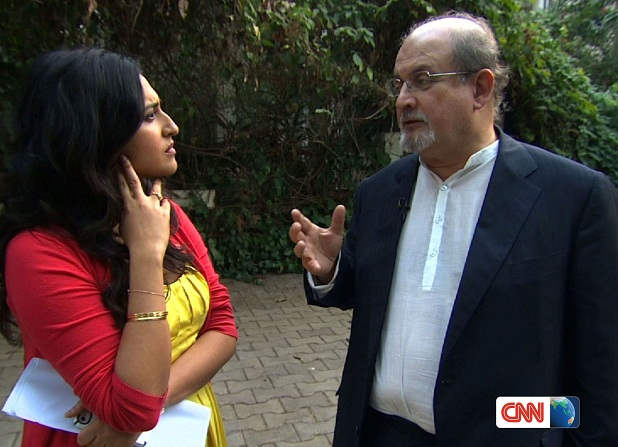 Monita Rajpal And Salman Rushdie