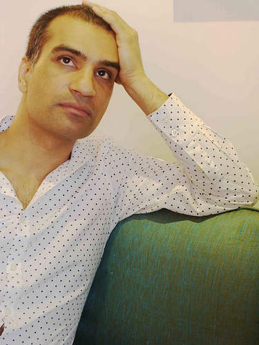 Nadeem Aslam In White Shirt